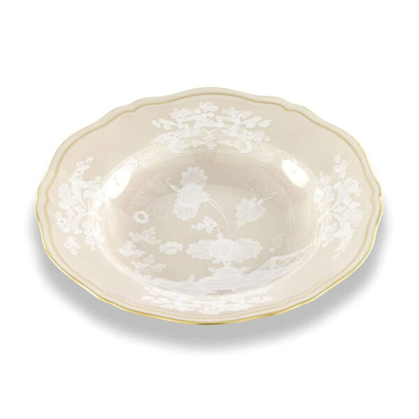 Ginori 1735 Oriente Italiano Meringa Soup Plate | Kneen & Co