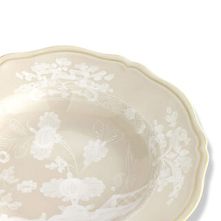 Ginori 1735 Oriente Italiano Meringa Soup Plate | Kneen & Co