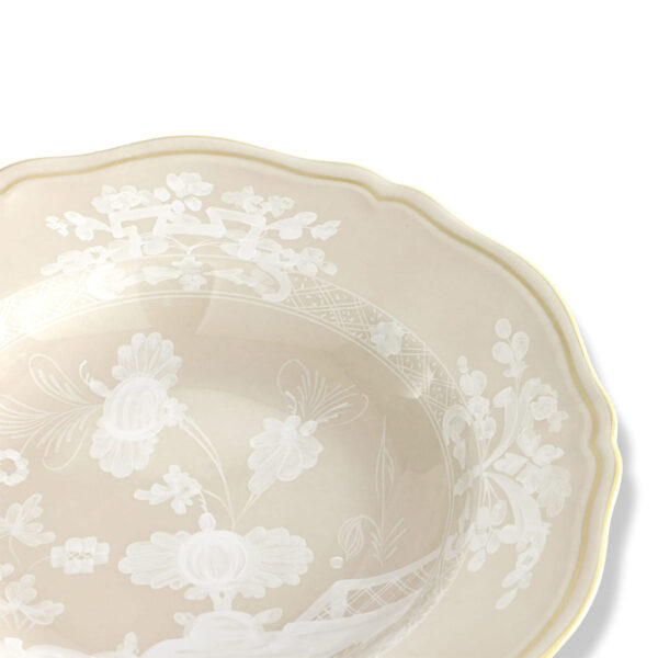 Ginori 1735 Oriente Italiano Meringa Soup Plate | Kneen & Co