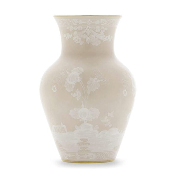 GINORI-OrienteItal-MERINGA-016RG02-FG6132LX0250G00135700-1200x1200-100KB Ginori 1735 Oriente Italiano Meringa Ming Vase | Kneen & Co