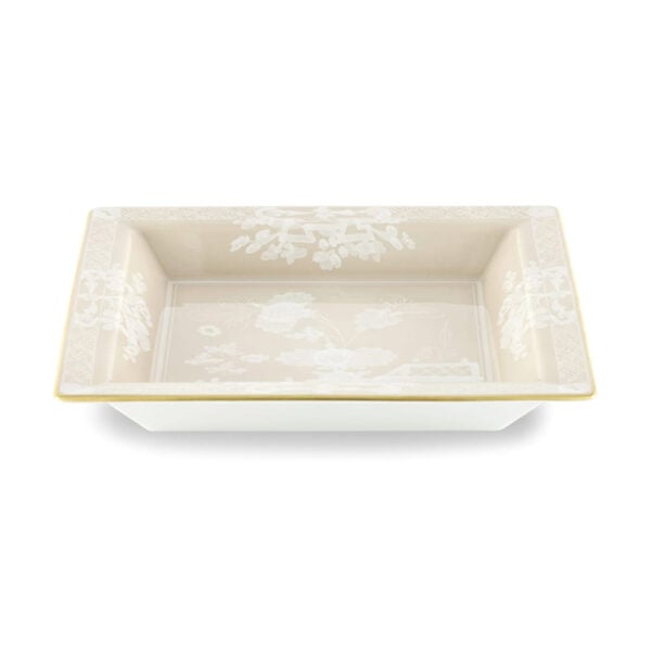 Ginori 1735 Oriente Italiano Meringa Squared Vide Poche | Kneen & Co