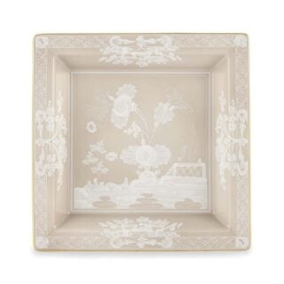 Ginori 1735 Oriente Italiano Meringa Squared Vide Poche | Kneen & Co