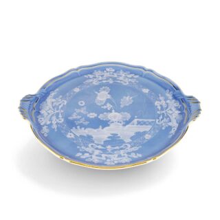 Ginori 1735 Oriente Italiano Pervinca Cake Plate | Kneen & Co