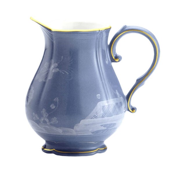 GINORI-OrienteItal-PREVINCA-003RG00-FLT000010270G00124400-1200x1200-100KB Ginori 1735 Oriente Italiano Pervinca Milk Jug | Kneen & Co