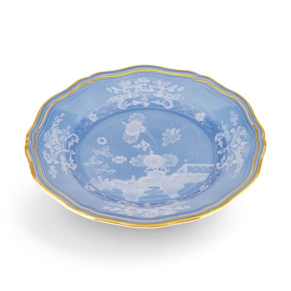 GINORI-OrienteItal-PREVINCA-003RG00-FPT110010170G00124400-1-1200x1200-100KB Ginori 1735 Oriente Italiano Pervinca Flat Bread Plate | Kneen & Co