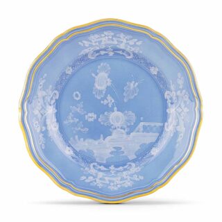 Ginori 1735 Oriente Italiano Pervinca Flat Bread Plate | Kneen & Co
