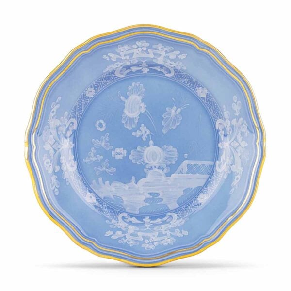 GINORI-OrienteItal-PREVINCA-003RG00-FPT110010170G00124400-1200x1200-100KB Ginori 1735 Oriente Italiano Pervinca Flat Bread Plate | Kneen & Co