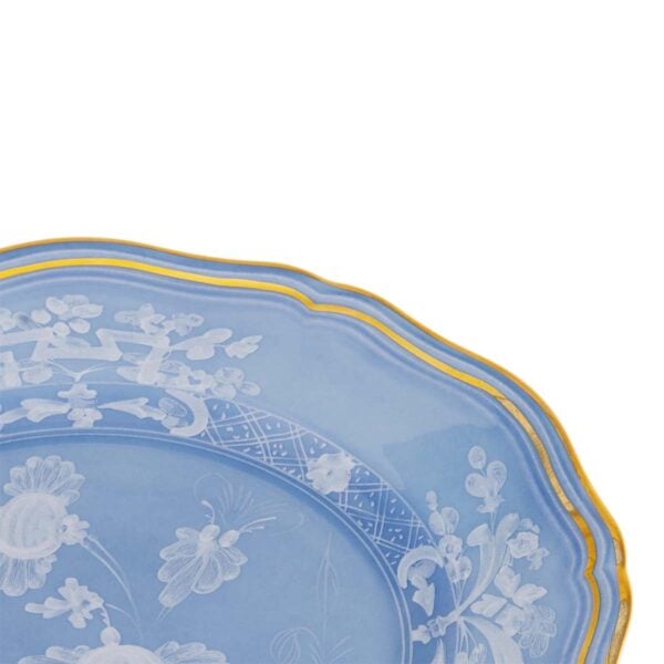 GINORI-OrienteItal-PREVINCA-003RG00-FPT110010170G00124400-2-1200x1200-100KB Ginori 1735 Oriente Italiano Pervinca Flat Bread Plate | Kneen & Co