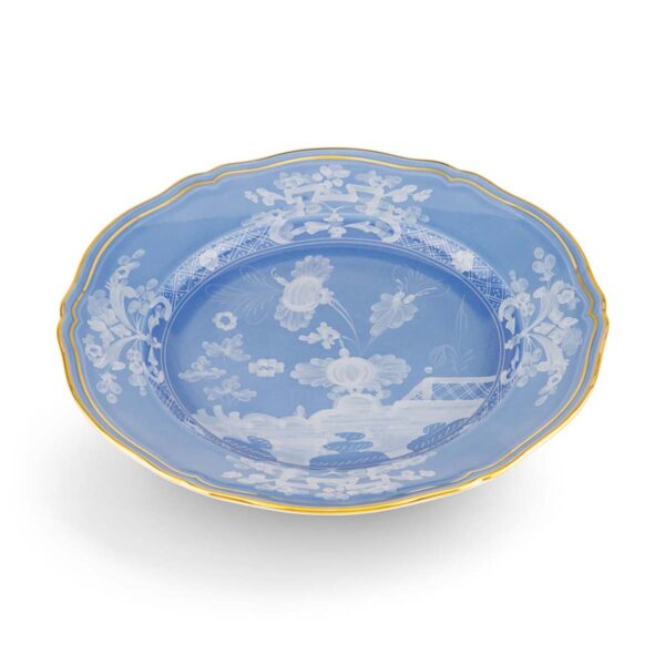 Ginori 1735 Oriente Italiano Pervinca Flat Dessert Plate | Kneen & Co