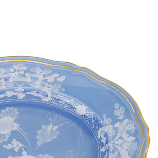 Ginori 1735 Oriente Italiano Pervinca Flat Dessert Plate | Kneen & Co
