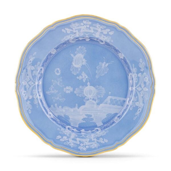 Ginori 1735 Oriente Italiano Pervinca Flat Dinner Plate | Kneen & Co