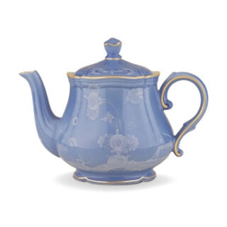 Ginori 1735 Oriente Italiano Pervinca Teapot | Kneen & Co