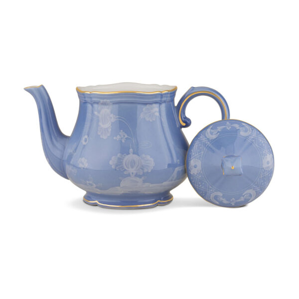 Ginori 1735 Oriente Italiano Pervinca Teapot | Kneen & Co