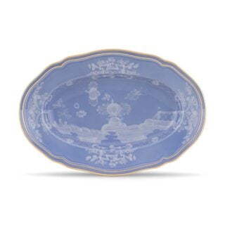 Ginori 1735 Oriente Italiano Pervinca Oval Platter | Kneen & Co