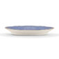 Ginori 1735 Oriente Italiano Pervinca Oval Platter shown on table | Kneen & Co