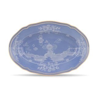 Ginori 1735 Oriente Italiano Pervinca Large Oval Platter | Kneen & Co