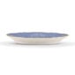Ginori 1735 Oriente Italiano Pervinca Large Oval Platter shown on table | Kneen & Co