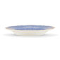 Ginori 1735 Oriente Italiano Pervinca Round Platter shown on table | Kneen & Co