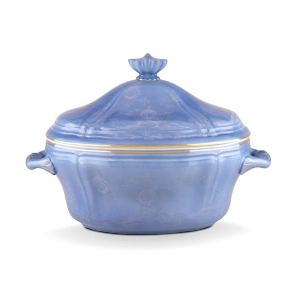 Ginori 1735 Oriente Italiano Pervinca Tureen | Kneen & Co