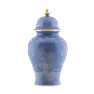 Ginori 1735 Oriente Italiano Pervinca Large Potiche Vase | Kneen & Co