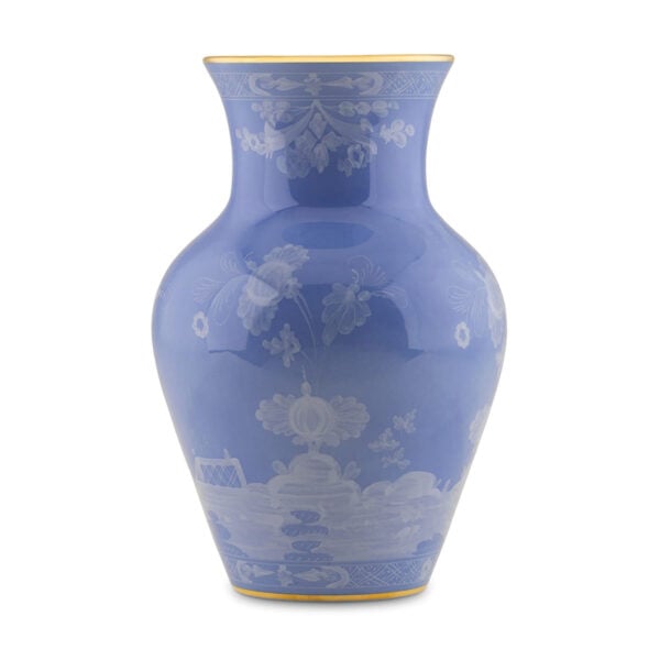 Ginori 1735 Oriente Italiano Ming Vase in Pervinca | Kneen & Co
