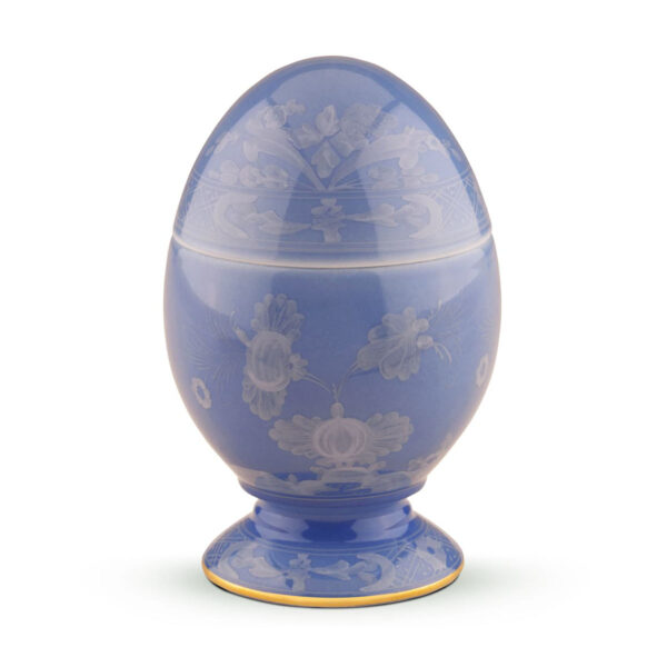 Ginori 1735 Oriente Italiano Pervinca Egg | Kneen & Co