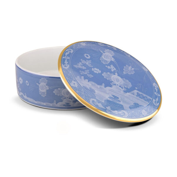 Ginori 1735 Oriente Italiano Pervinca Trinket Box | Kneen & Co