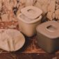 Kelly Wearstler x Giobagnara Maris Lidded Ice Bucket | Kneen & Co