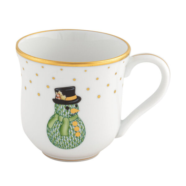 Herend Christmas Snowman Mug | Kneen & Co