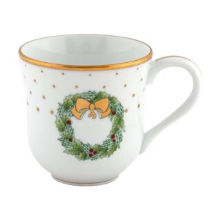 Herend Christmas Wreath Mug | Kneen & Co