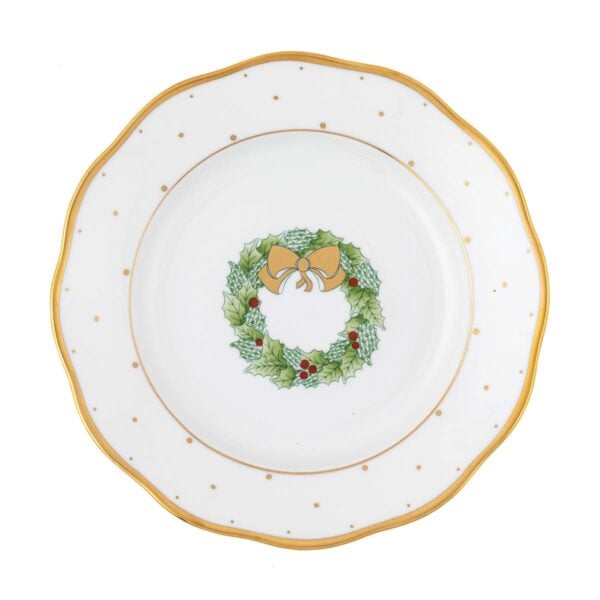 HEREND-Christmas-PN-33-20520-0-00-1200x1200-100KB Herend Christmas Wreath Dessert Plate | Kneen & Co