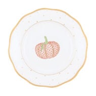 Herend Fall Dessert Pumpkin Dessert Plate