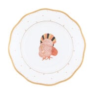 Herend Fall Dessert Turkey Dessert Plate