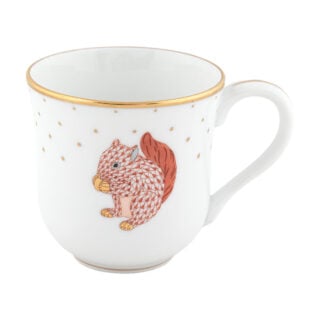 Herend Fall Dessert Squirrel Mug | Kneen & Co