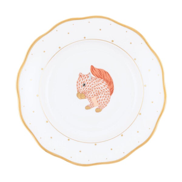 HEREND-FallDessert-PN-41-20520-0-00-1200x1200-100KB Herend Fall Dessert Squirrel Dessert Plate | Kneen & Co