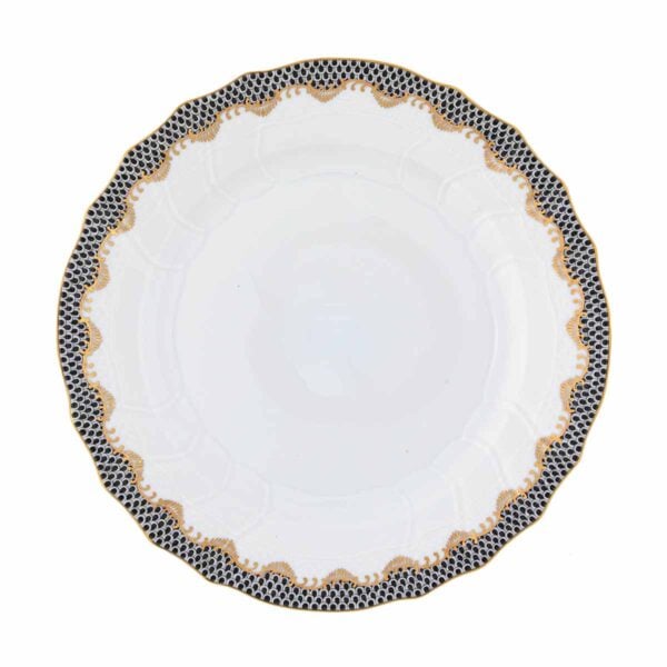 HEREND-FishScale-Black-A-ENH-01524-0-00-1200x1200-100KB Herend Fish Scale Black Dinner Plate | Kneen & Co