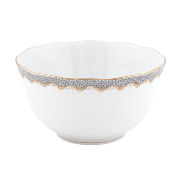 HEREND-FishScale-Gray-A-EGH-00362-0-00-1200x1200-100KB Herend Fish Scale Grey Round Bowl | Kneen & Co