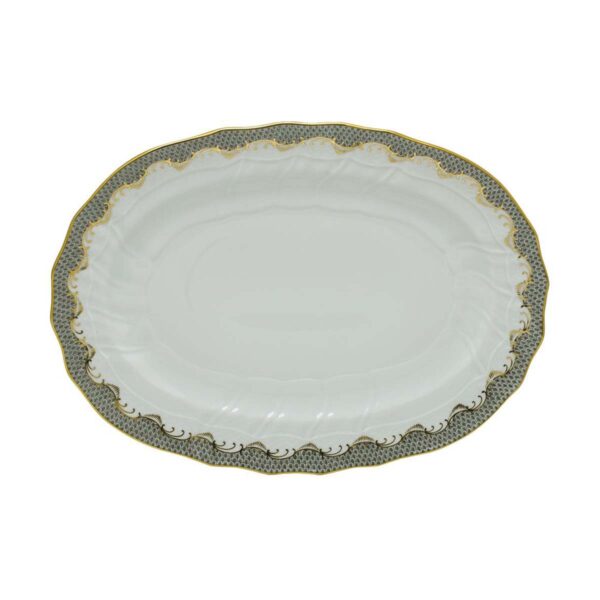 HEREND-FishScale-Gray-A-EGH-01102-0-00-1200x1200-100KB Herend Fish Scale Grey Platter | Kneen & Co
