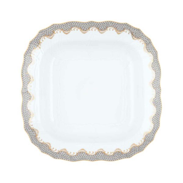 HEREND-FishScale-Gray-A-EGH-01181-0-00-1200x1200-100KB Herend Fish Scale Grey Square Fruit Dish | Kneen & Co