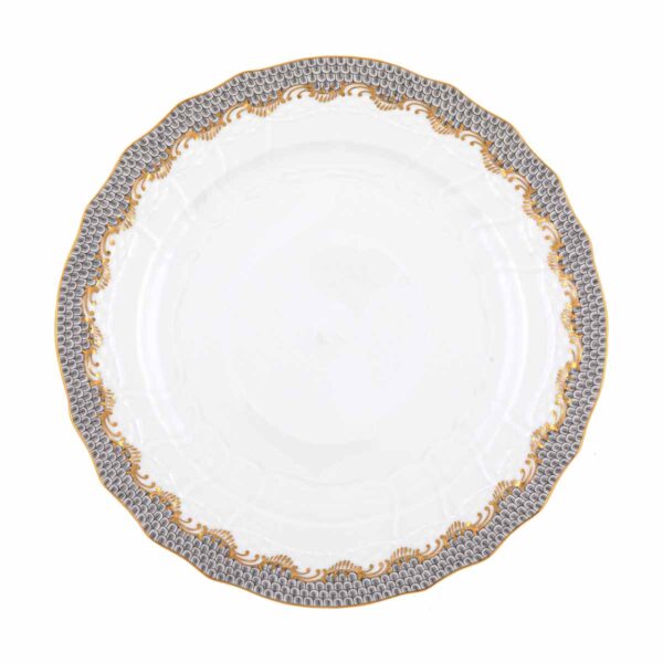 HEREND-FishScale-Gray-A-EGH-01527-0-00-1200x1200-100KB Herend Fish Scale Grey Service Plate | Kneen & Co