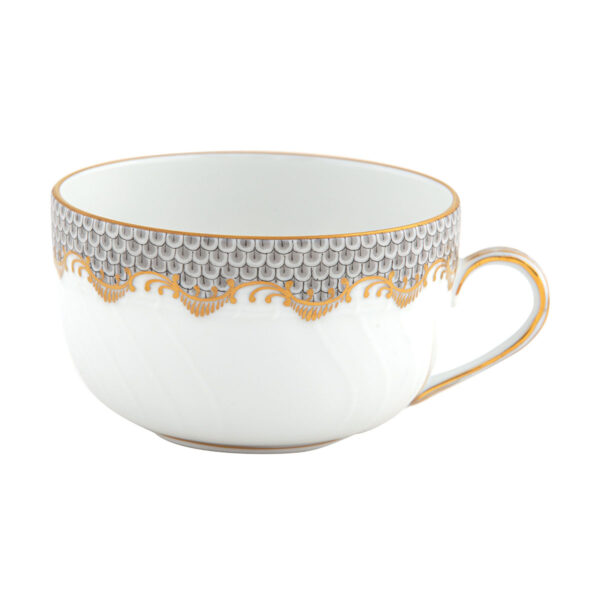 Herend Fish Scale Grey Canton Cup | Kneen & Co