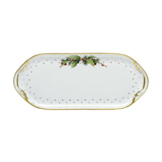 Herend Winter Shimmer Sandwich Tray | Kneen & Co