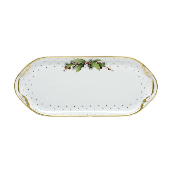 HEREND-WinterShimmer-NOELX202436-0-00-1200x1200-100KB Herend Winter Shimmer Sandwich Tray | Kneen & Co
