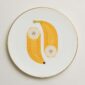 Hermès Kaorumi Dessert Plate – Banana | Kneen & Co