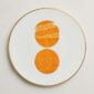 Hermès Kaorumi Dessert Plate – Orange | Kneen & Co