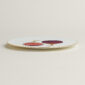 Hermès Kaorumi Dessert Plates Mix – Set of 6 shown on table | Kneen & Co