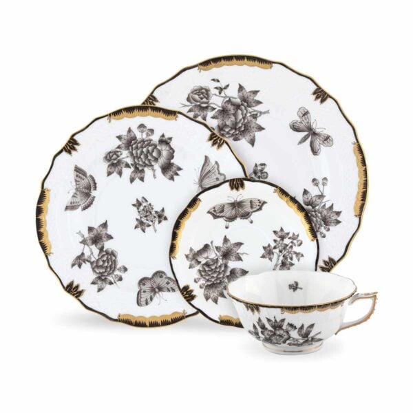Herend-FortunaBlack-Parent-1200x1200-100KB Herend Fortuna Black Dinnerware | Kneen & Co