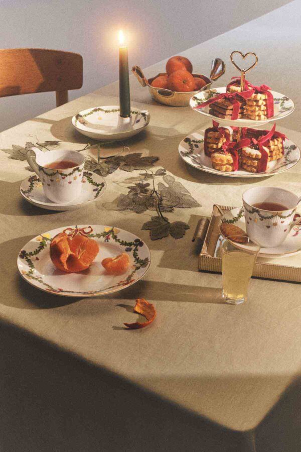 RC-Holiday-2024-Star-Fluted-Christmas-Plate-22cm-HH-Cup-and-Saucer-24cl-Candle-Holder-17pt5cm-Etagere-2layers-23cm-1200w-100KB Royal Copenhagen Star Fluted Christmas tea service | Kneen & Co