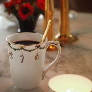 Royal Copenhagen Star Fluted Christmas tea service | Kneen & Co