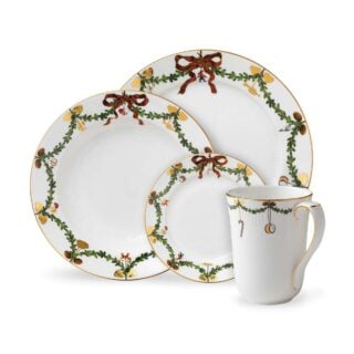 Royal Copenhagen Star Fluted Christmas Dinnerware Collection | Kneen & Co